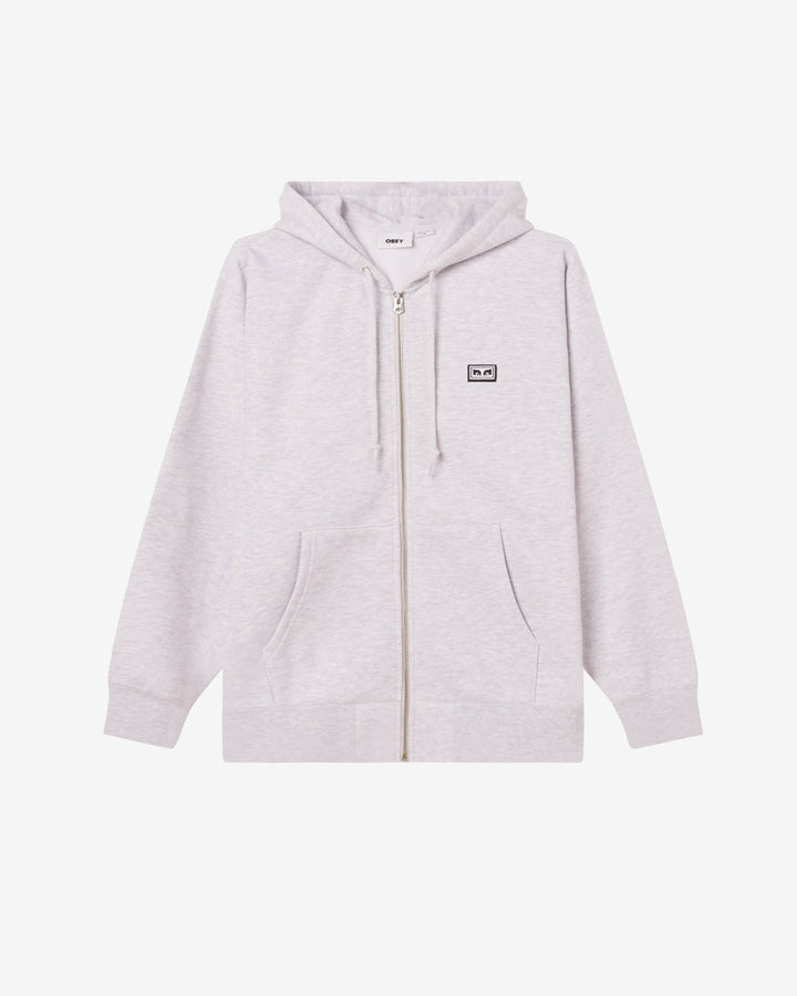 EST. WORKS EYES ZIP HOOD ASH GREY