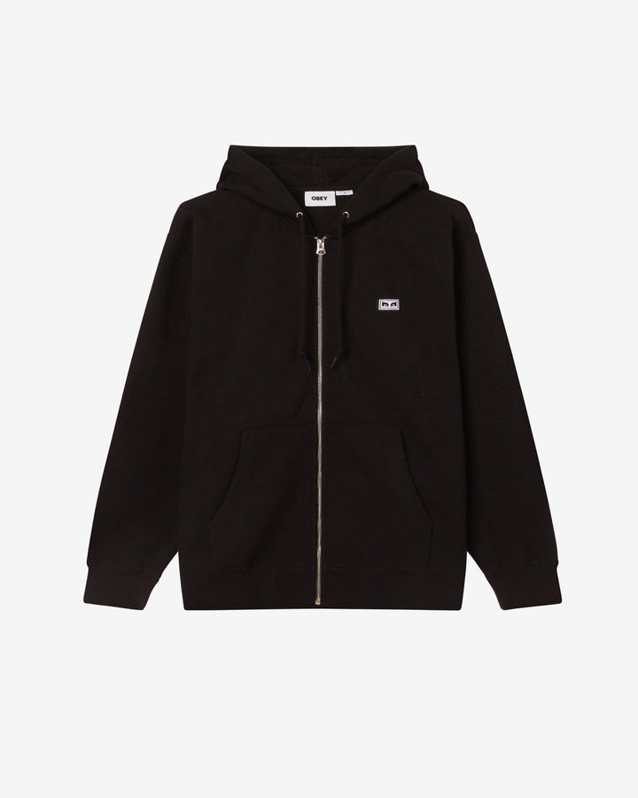 EST. WORKS EYES ZIP HOOD BLACK