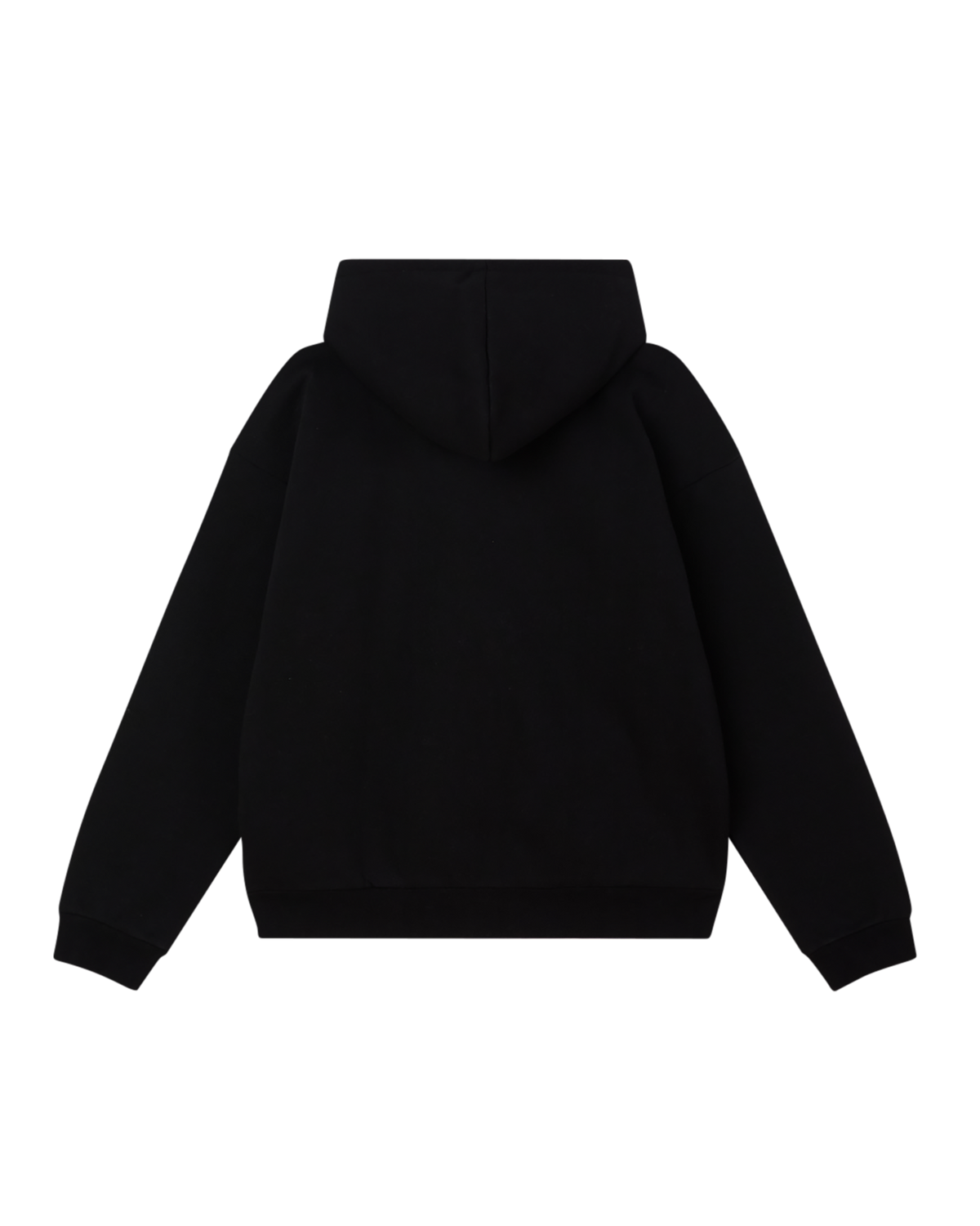 obey oval extra heavy zip hood black