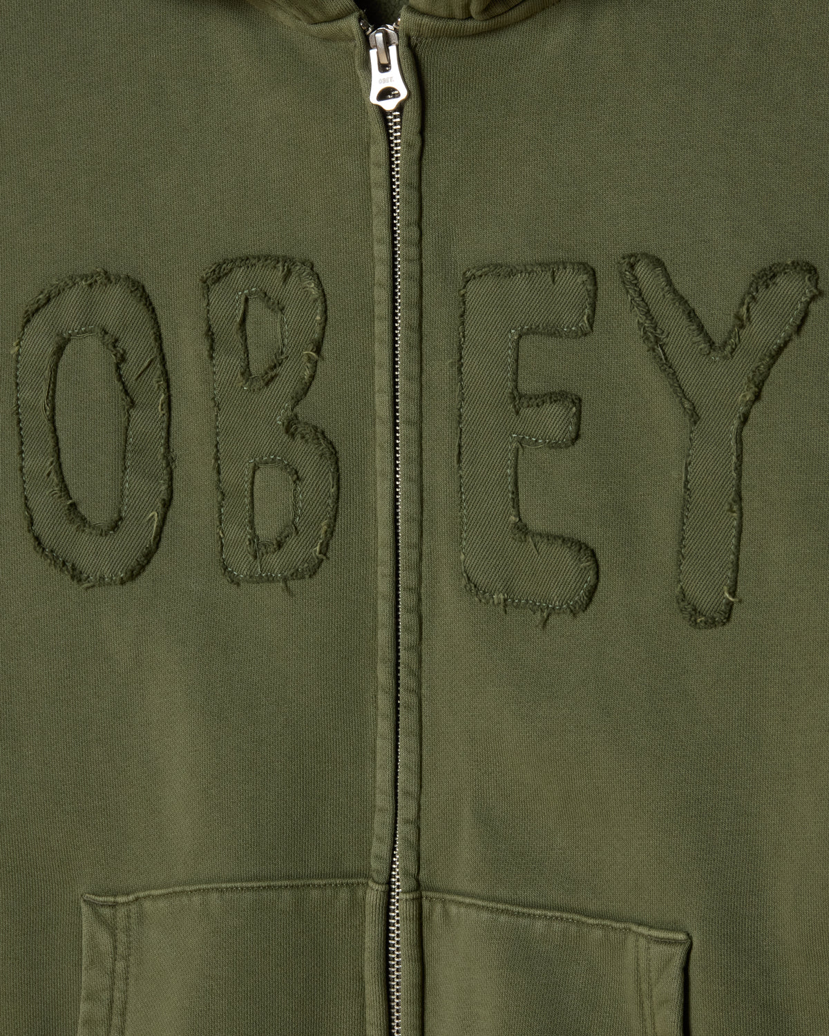 HYBRID FADED ZIP HOOD