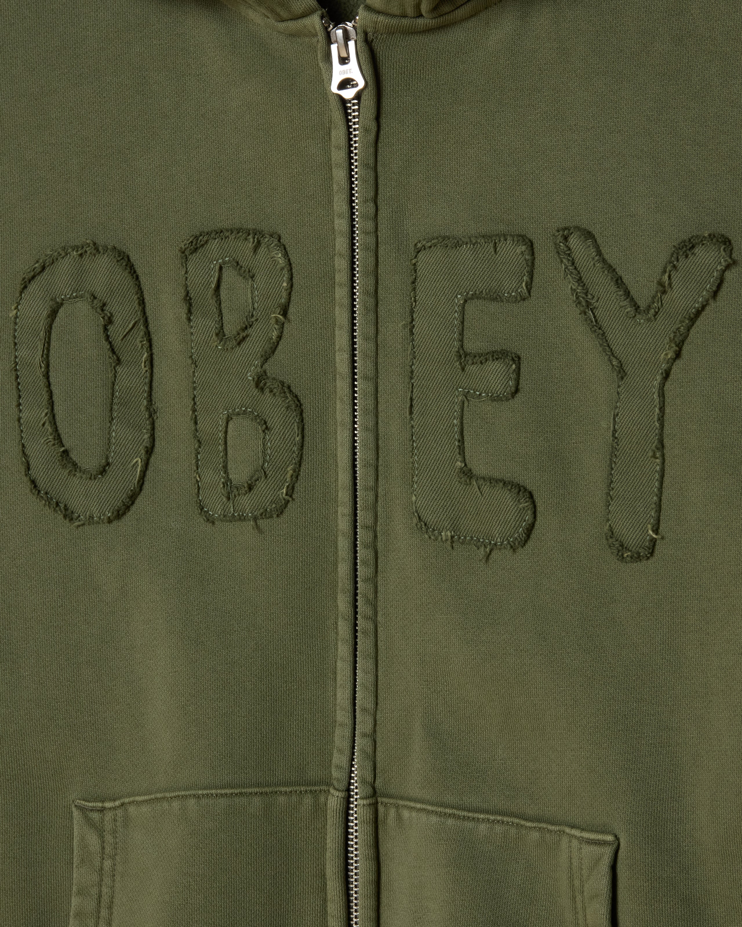 HYBRID FADED ZIP HOOD