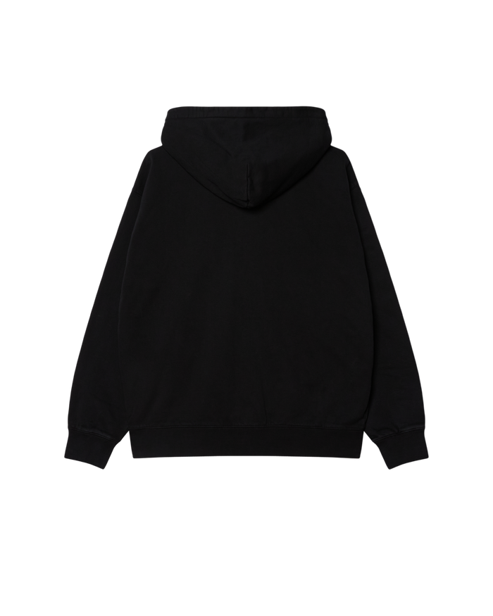 MARGIN FADED ZIP HOOD