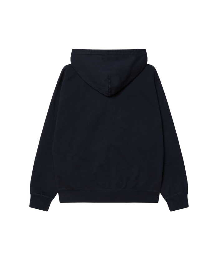 MARGIN FADED ZIP HOOD