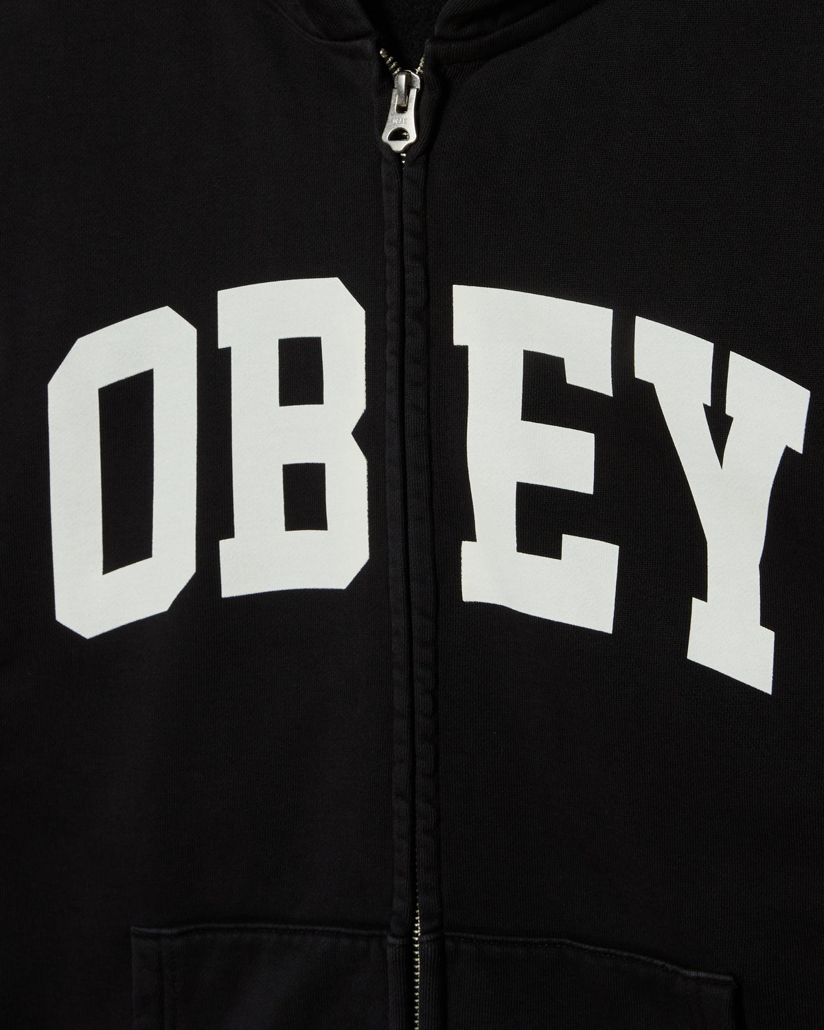 CONTROL FADED ZIP HOOD