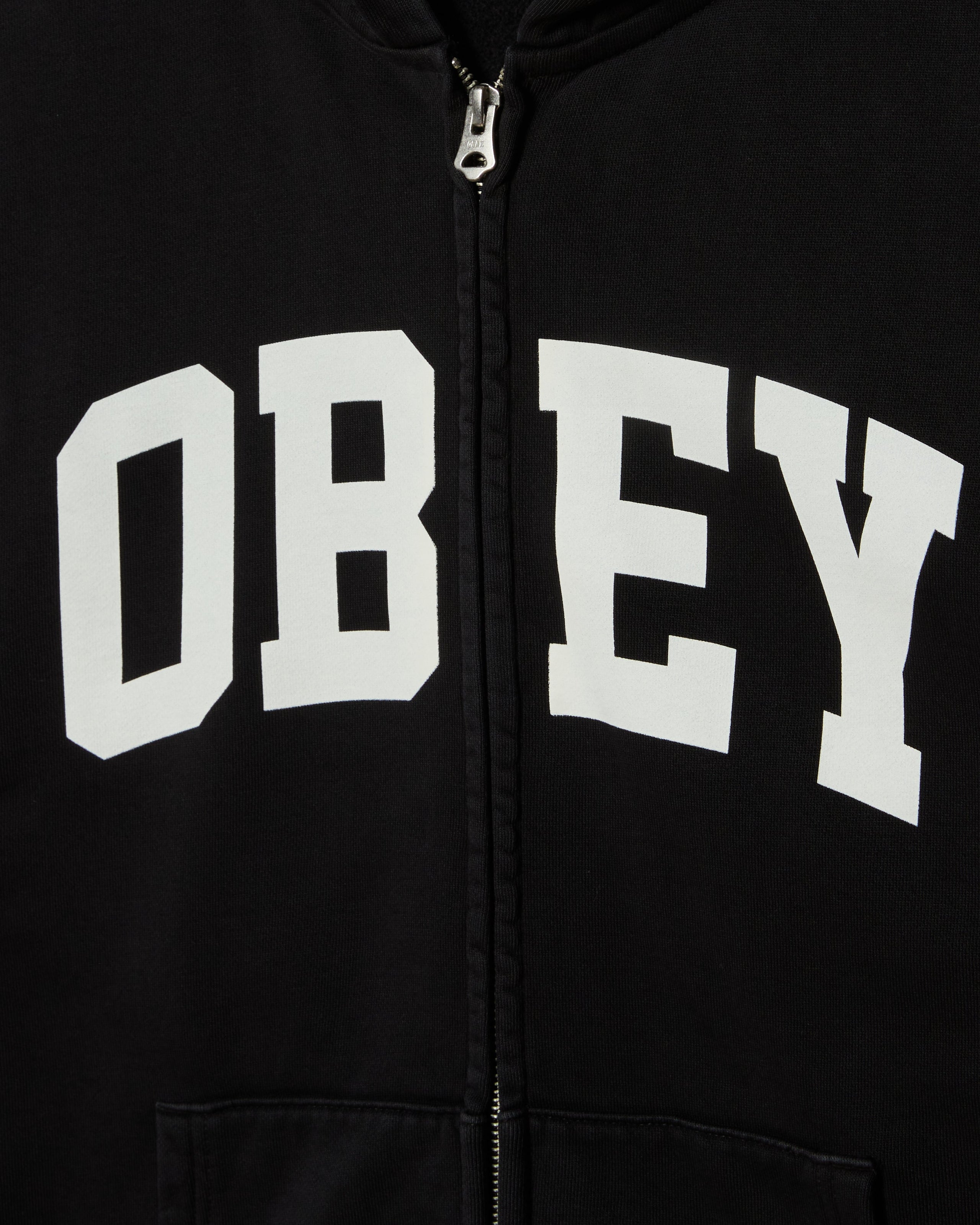 CONTROL FADED ZIP HOOD