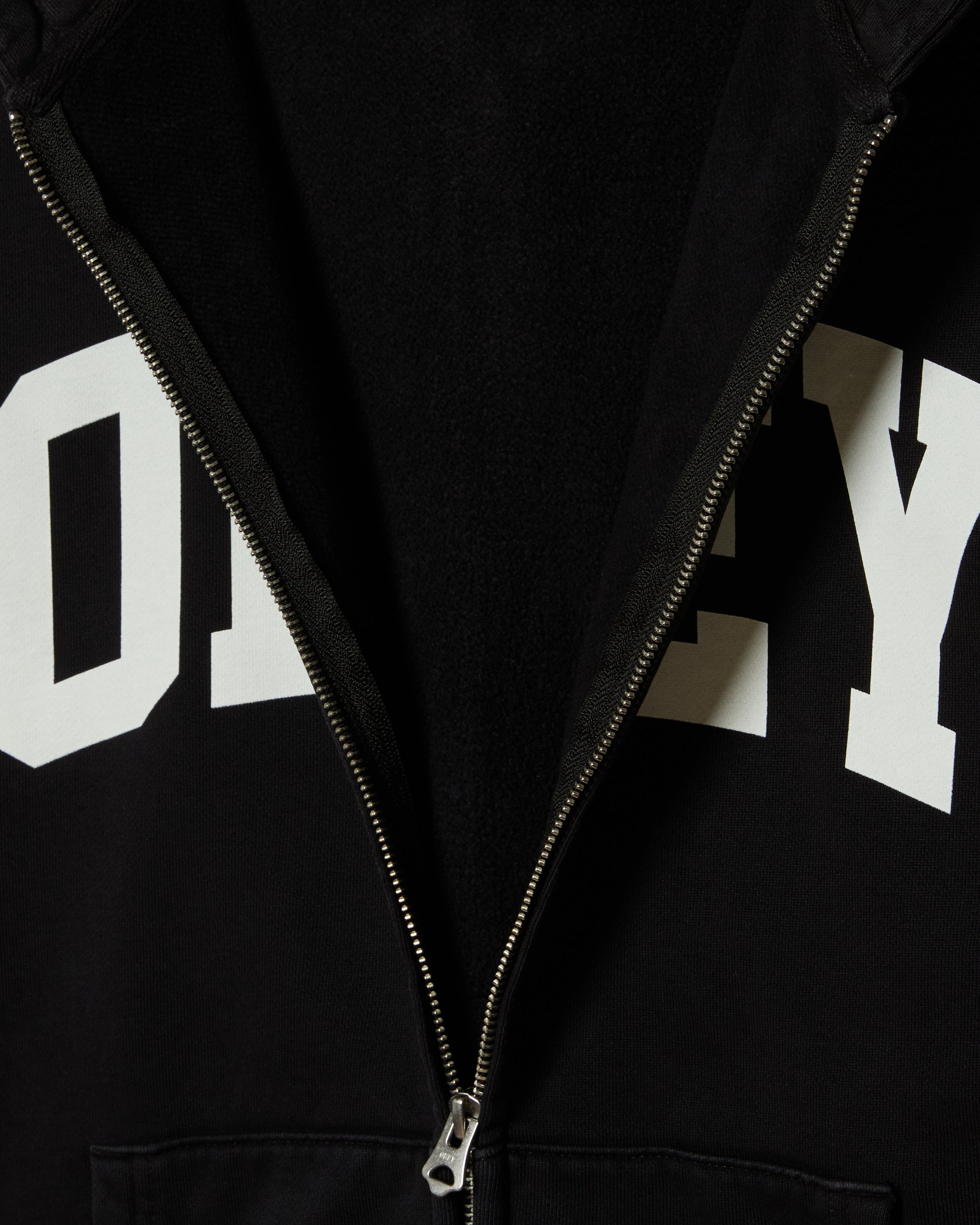 CONTROL FADED ZIP HOOD
