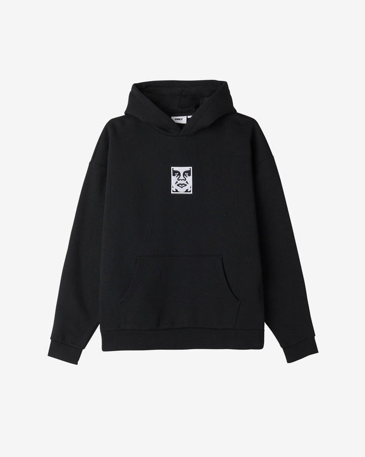 OBEY ICON II EXTRA HEAVY PULLOVER BLACK