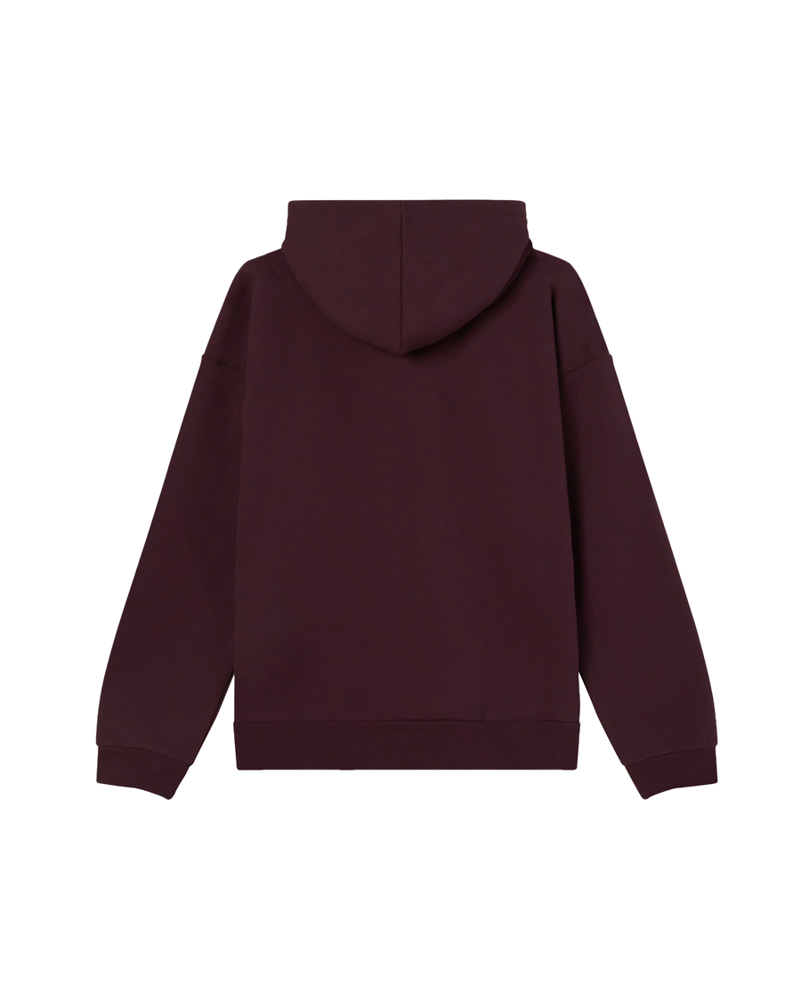 obey icon extra heavy pullover plum perfect