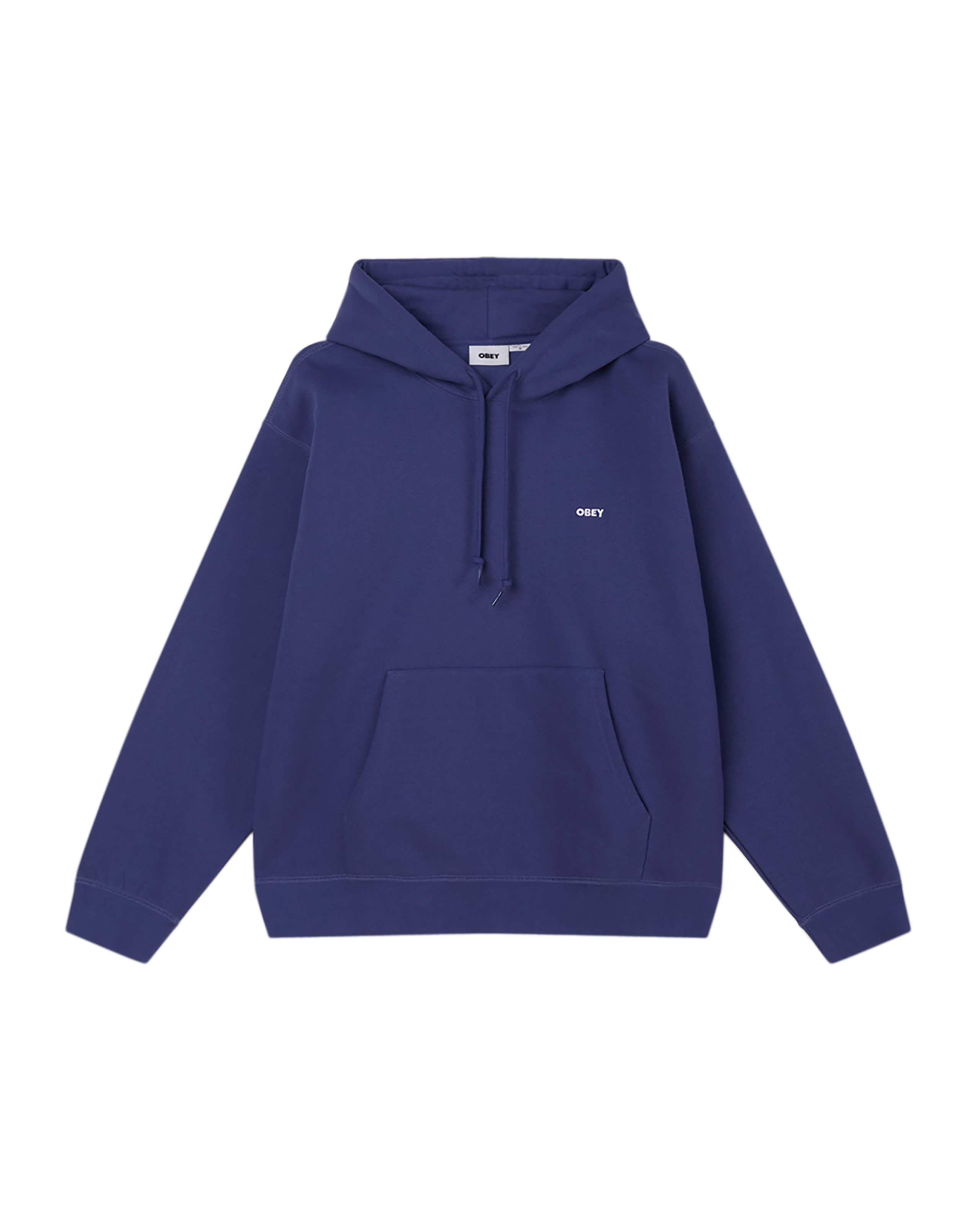 obey est works bold pullover skipper blue