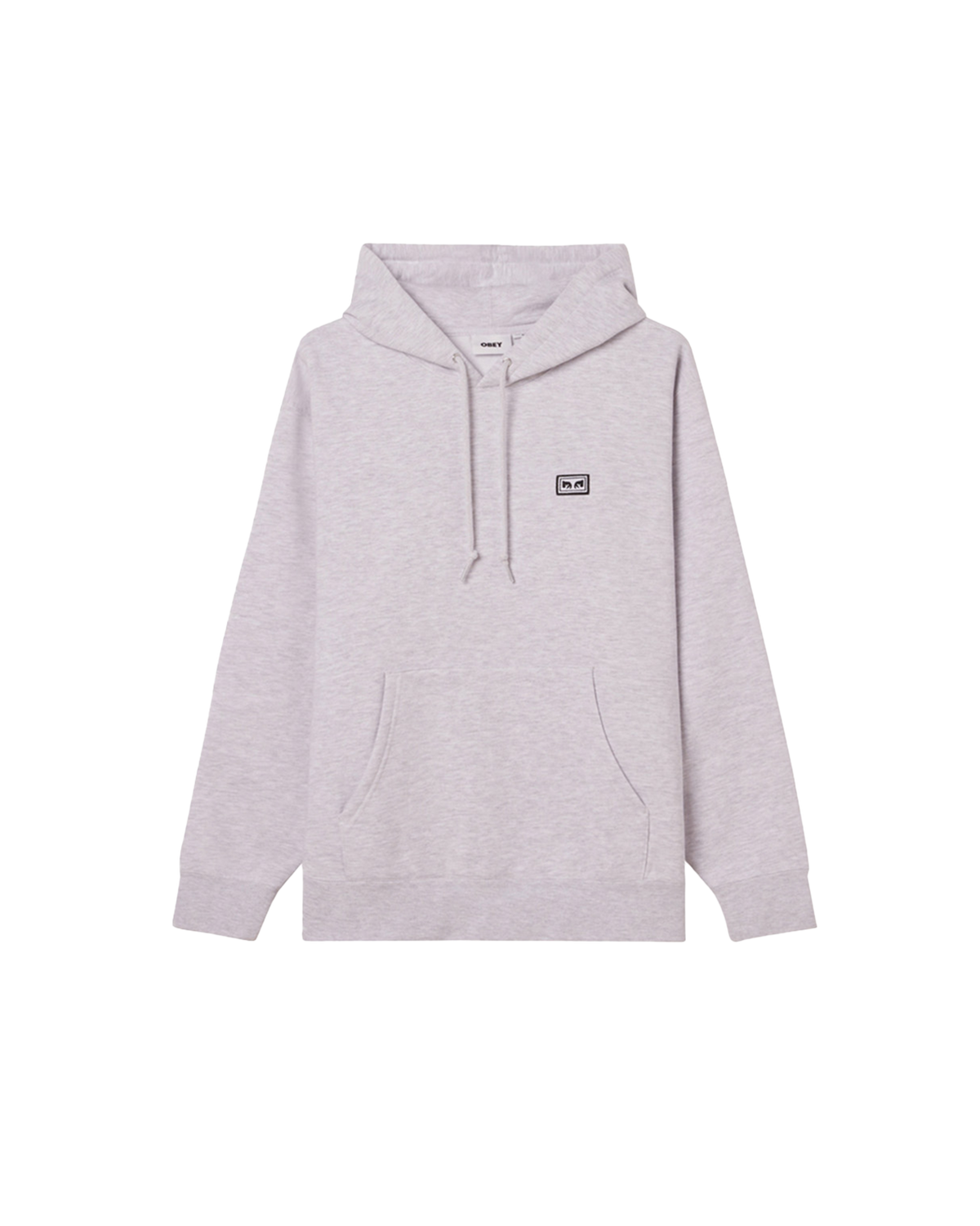 obey est works eyes pullover ash grey