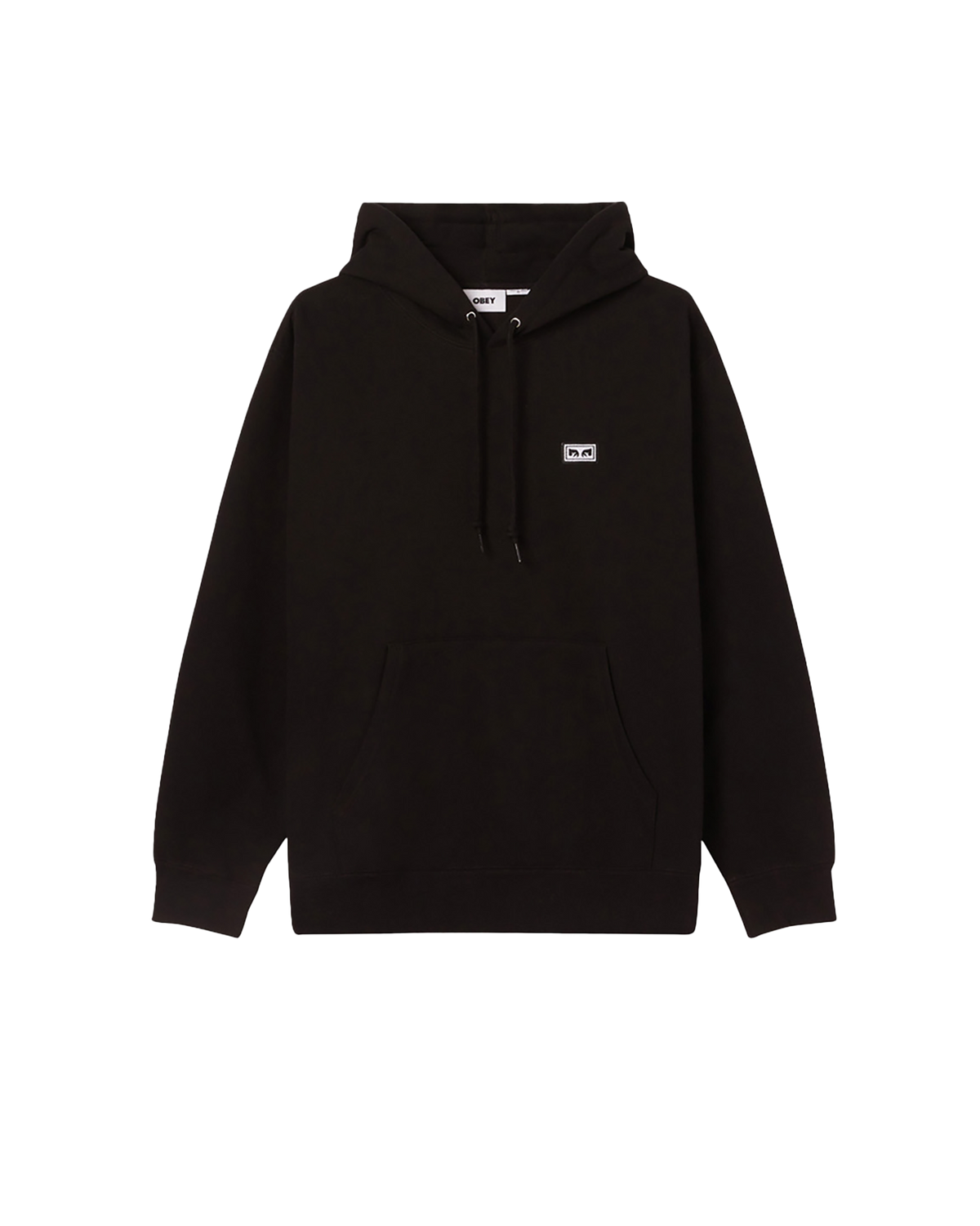 obey est works eyes pullover black