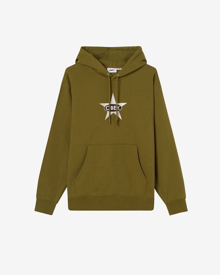 OBEY EMPIRE PULLOVER MOSS GREEN