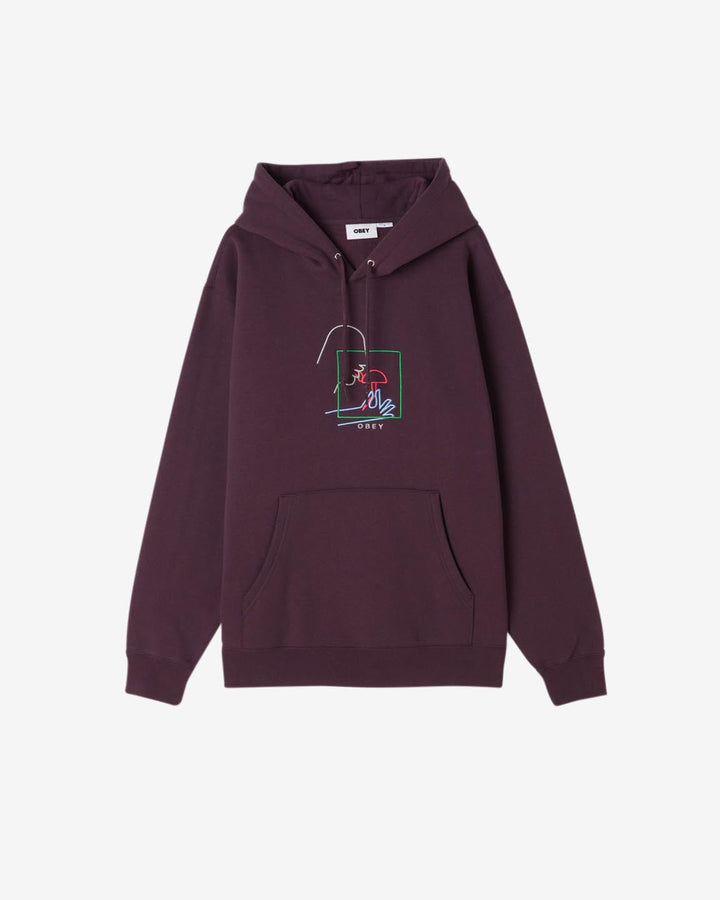 MAGIC HOOD PULLOVER HOOD PLUM PERFECT