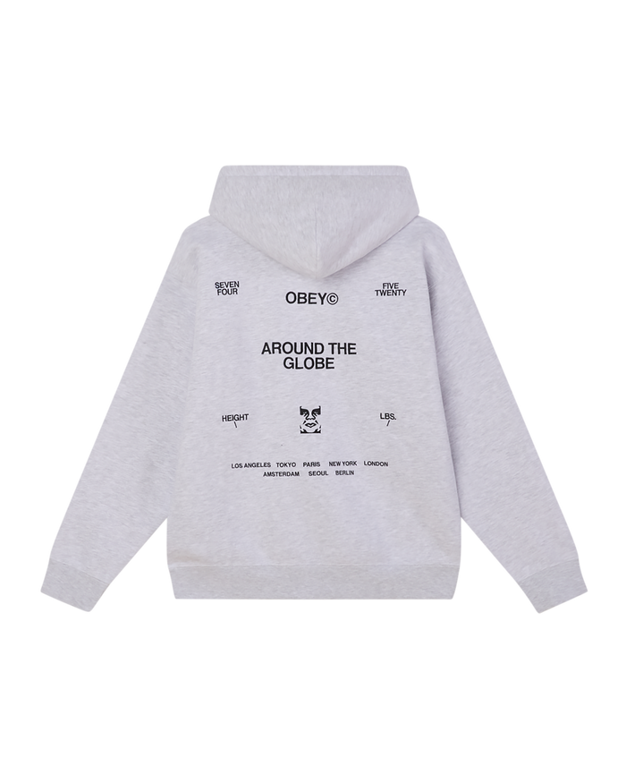 obey business pullover ash grey