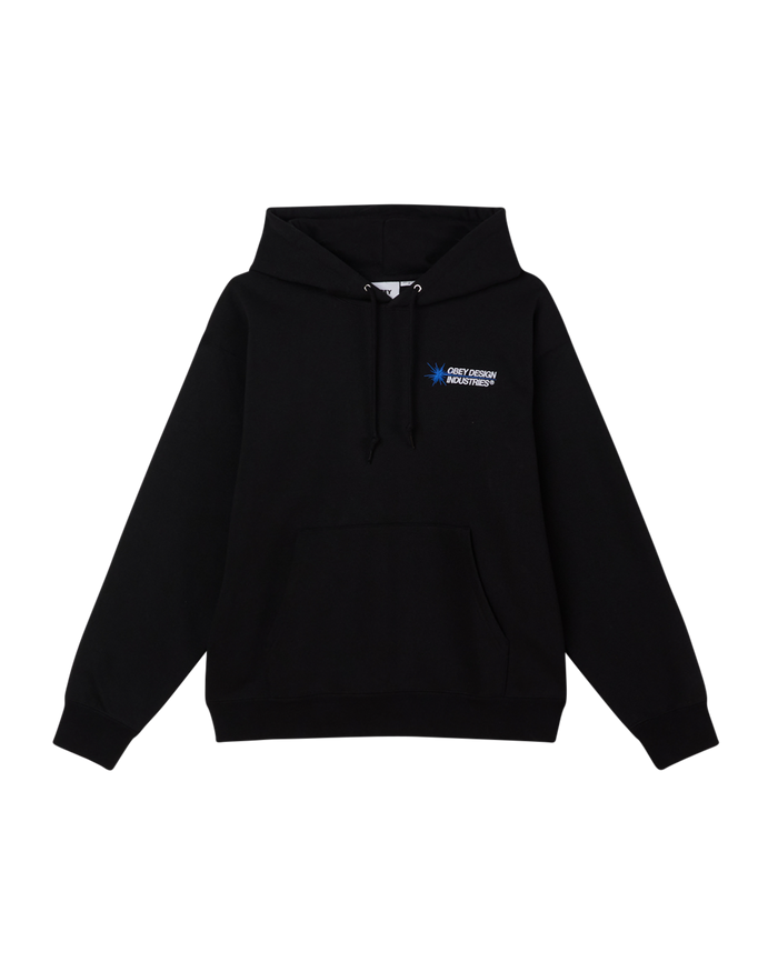 OBEY INDUSTRIES PULLOVER Black