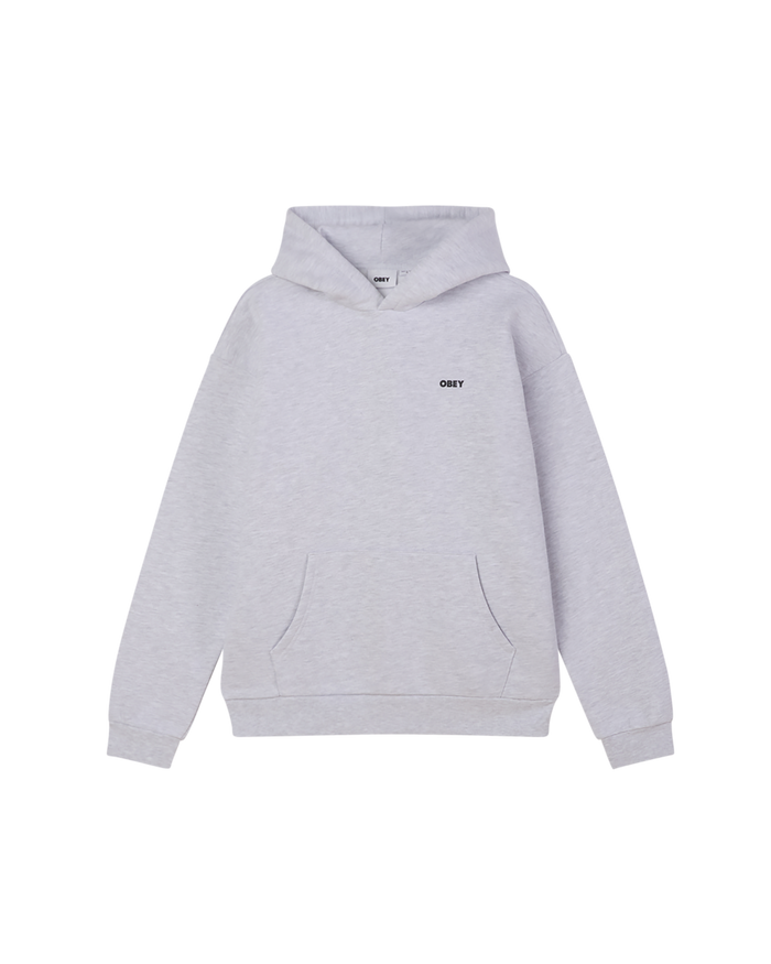 obey bold icon pullover ash grey