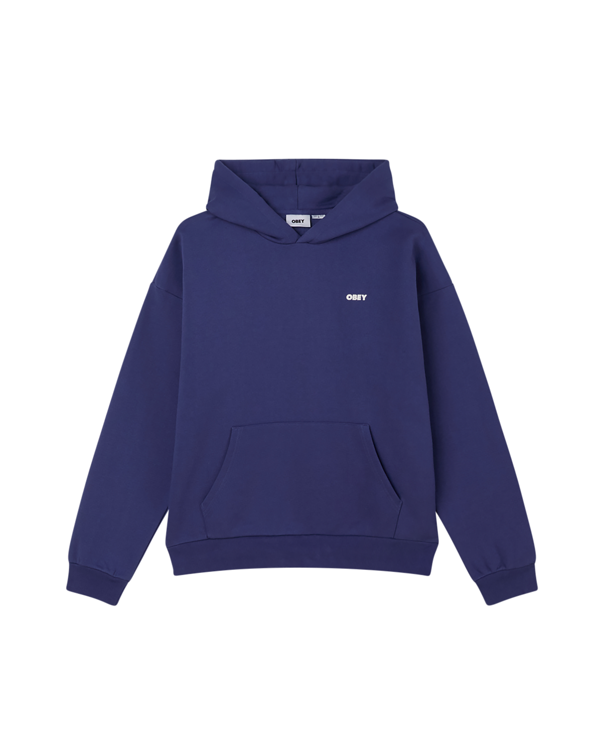 obey bold icon pullover skipper blue