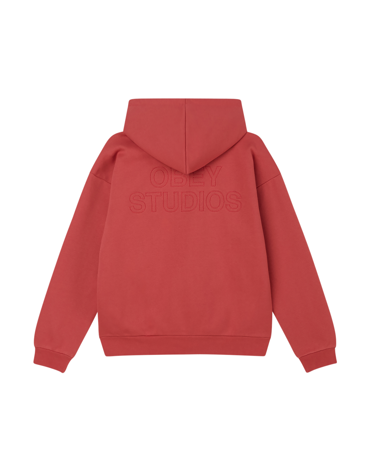 obey studios pullover mineral red