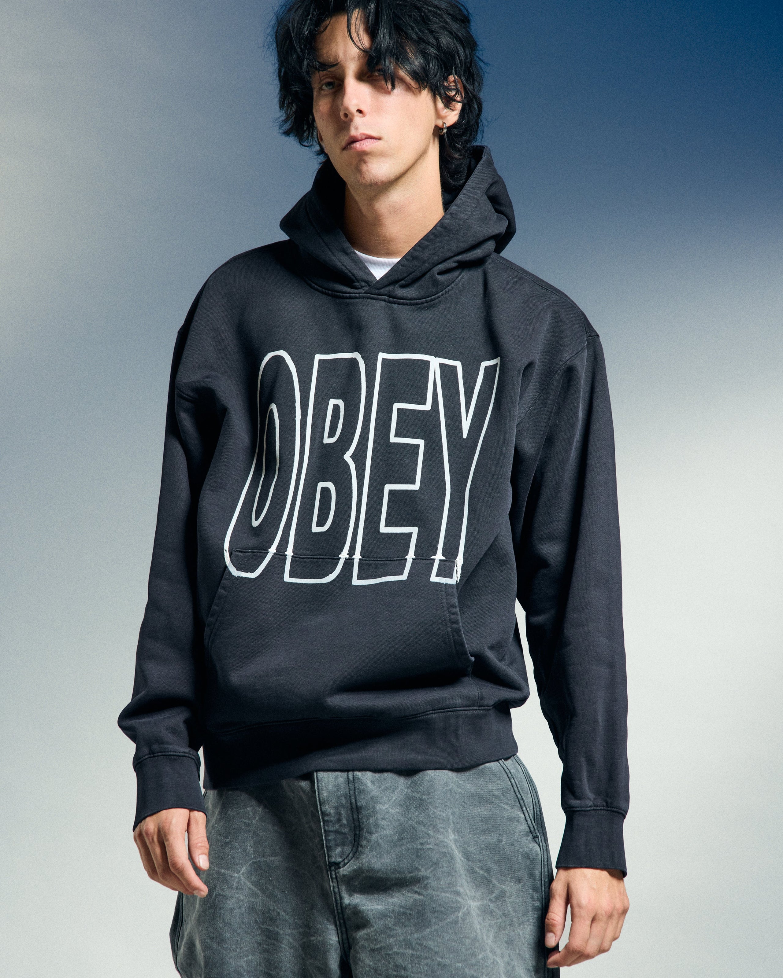 MANOR FADED PULLOVER HOOD