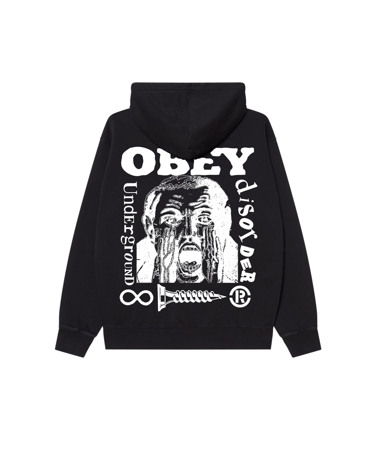 UNDERGROUND FADED PULLOVER HOOD