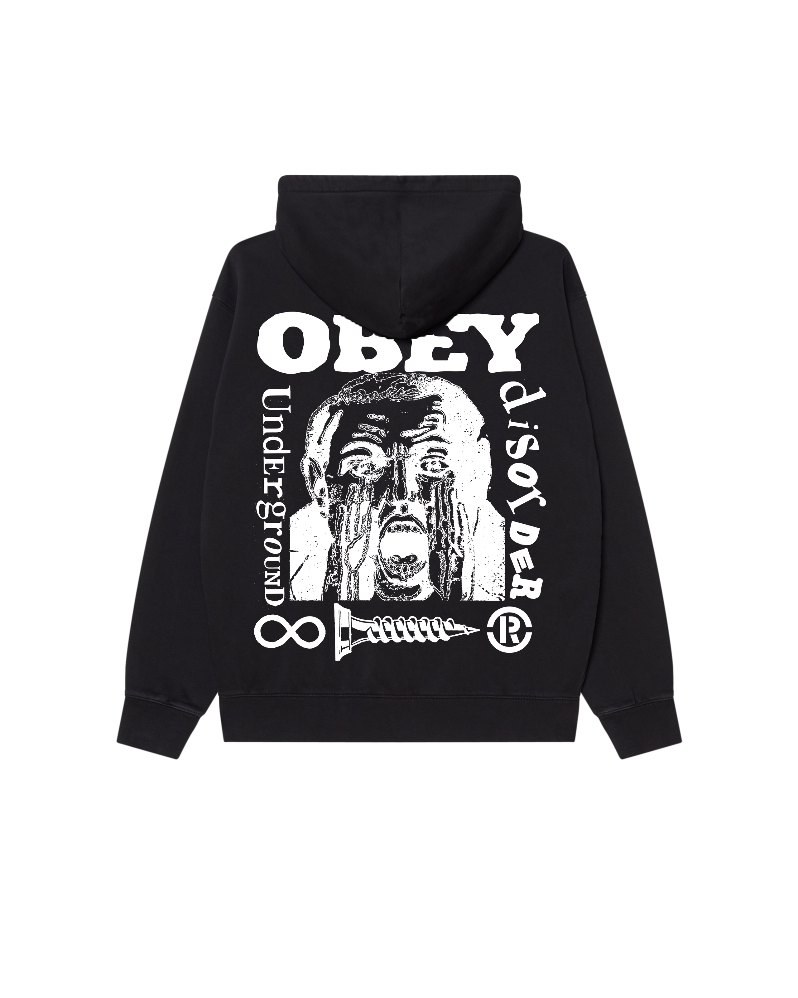 UNDERGROUND FADED PULLOVER HOOD
