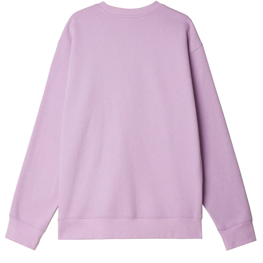 obey est works eyes crewneck digital lavender