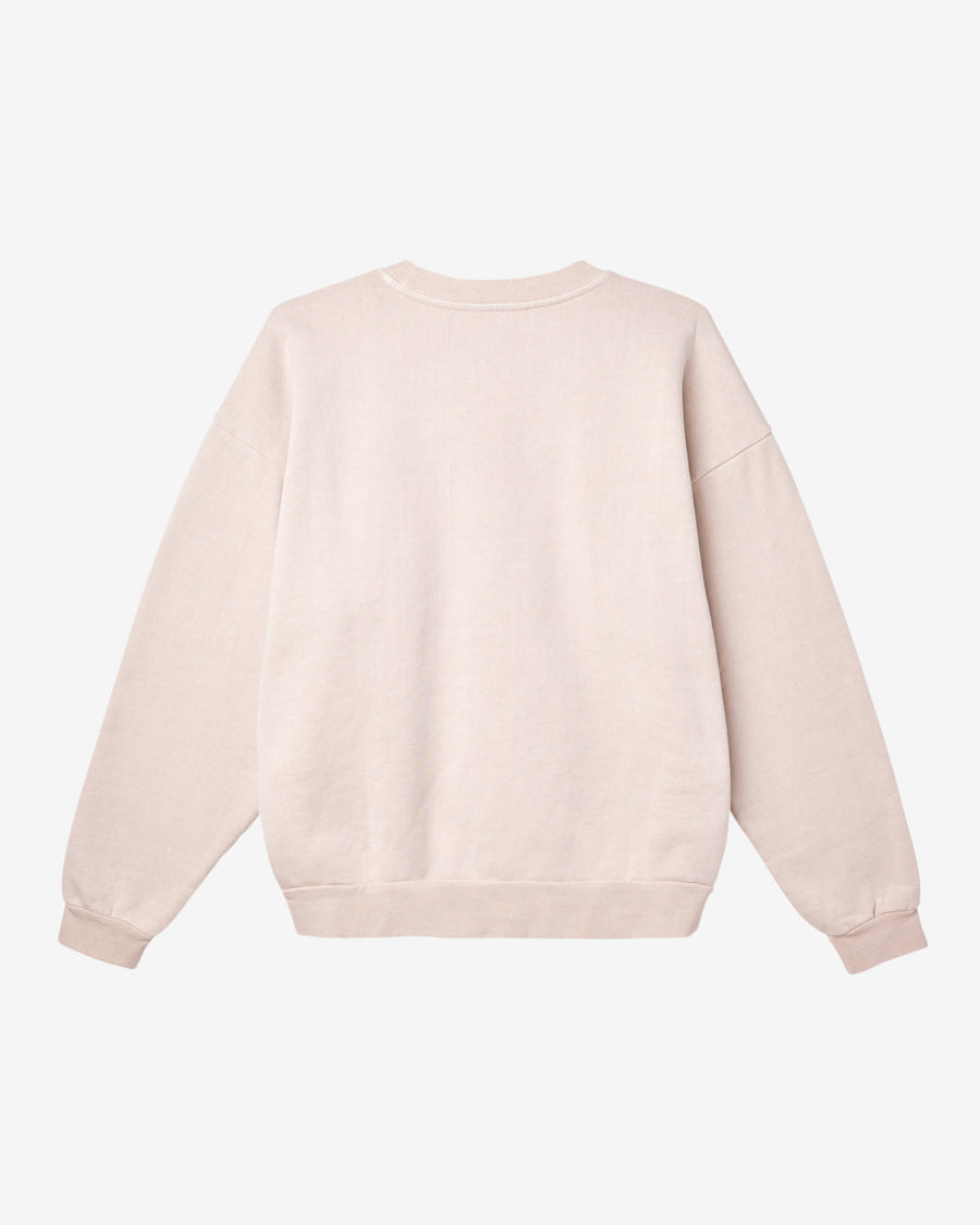 obey lowercase pigment crewneck pigment clay