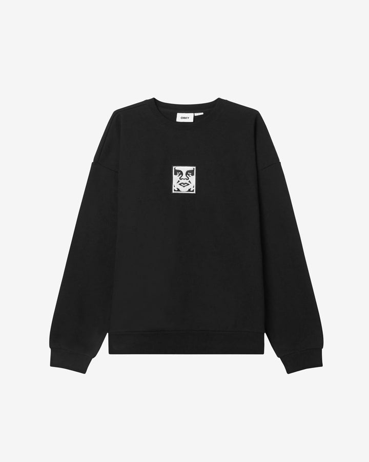 ICON II EXTRA HEAVY CREWNECK BLACK