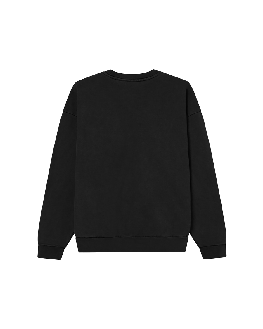 icon crewneck black