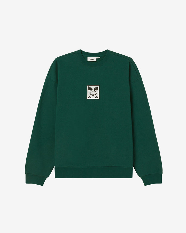 ICON II EXTRA HEAVY CREWNECK RAIN FOREST