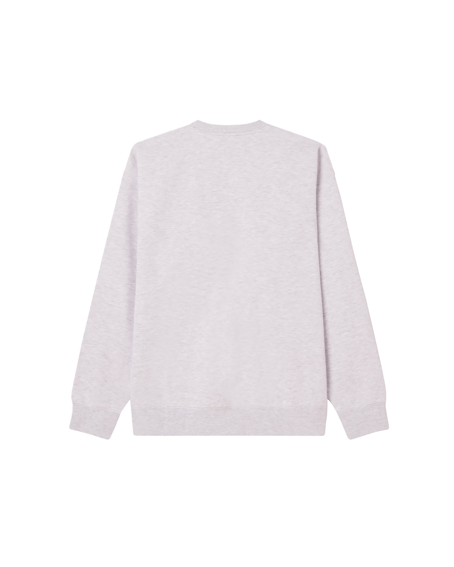 obey est works eyes crewneck ash grey