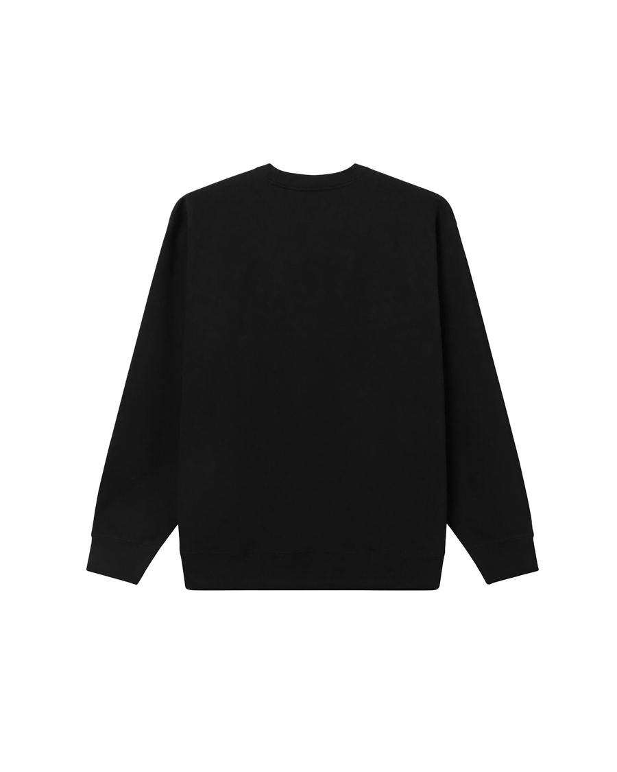 obey est works eyes crewneck black