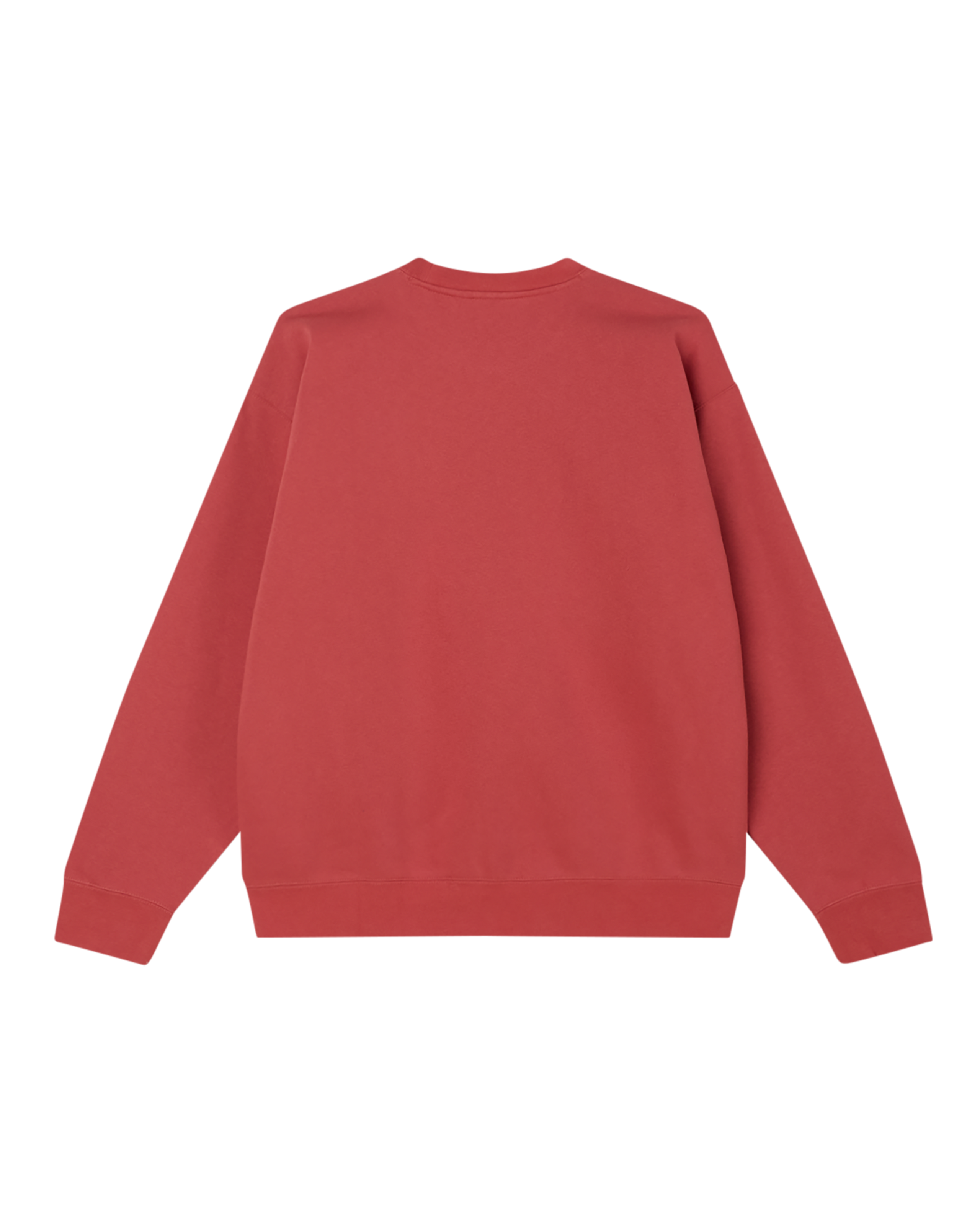 obey digable crewneck mineral red