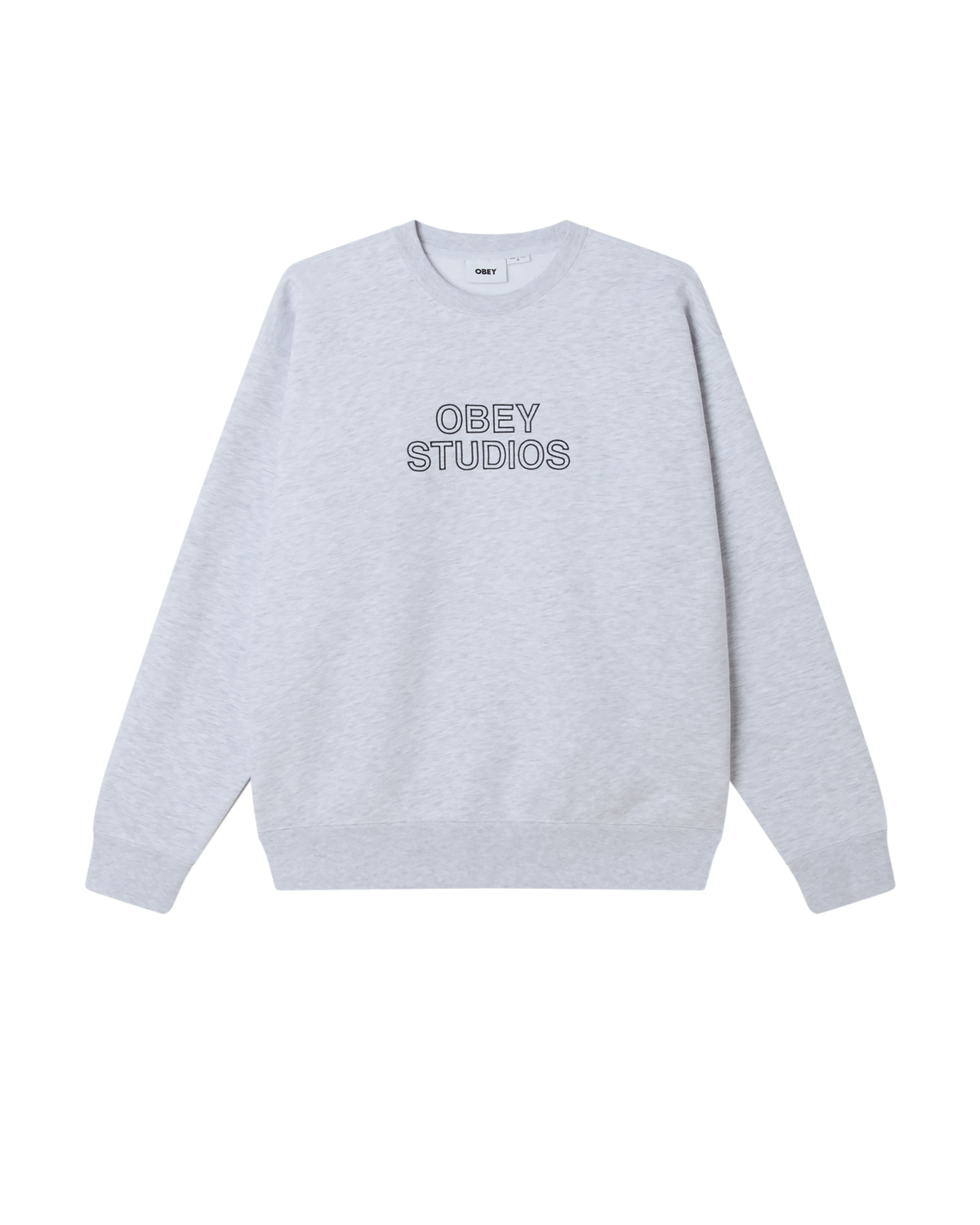 obey-studios-crewneck-ash-grey