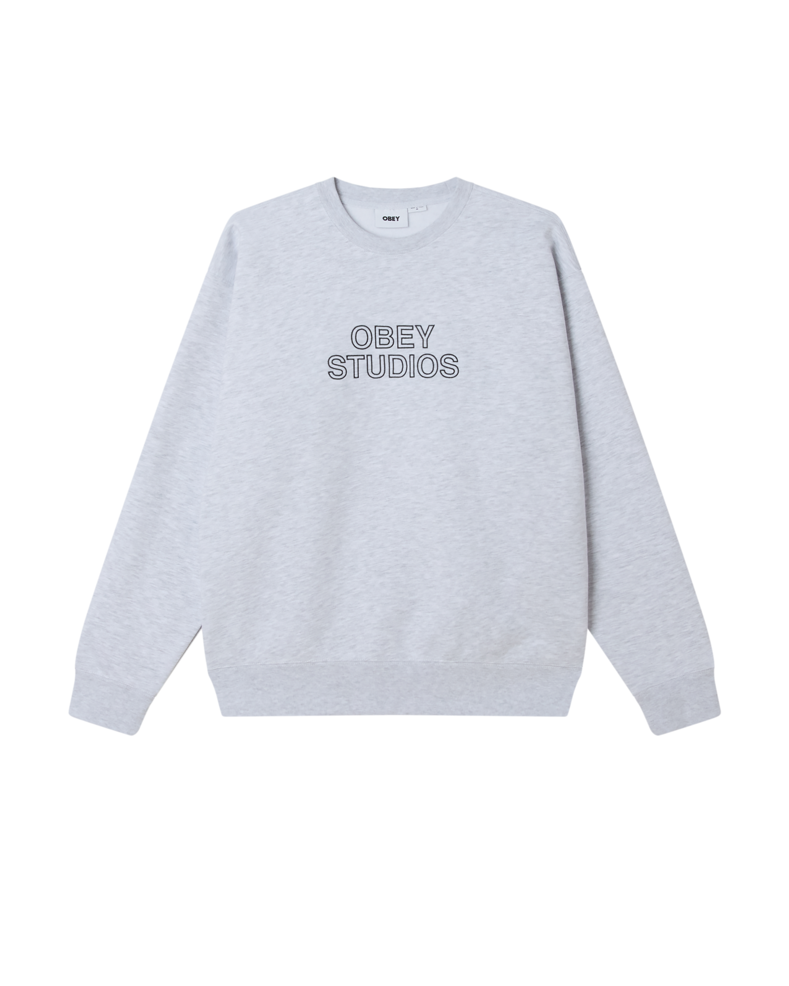 obey-studios-crewneck-ash-grey (zoomed)