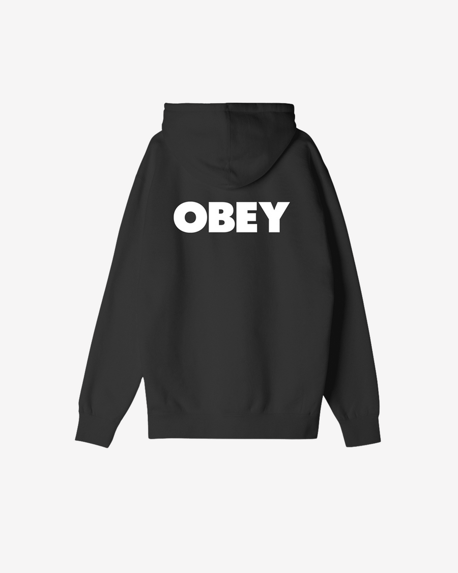 obey icon crewneck black