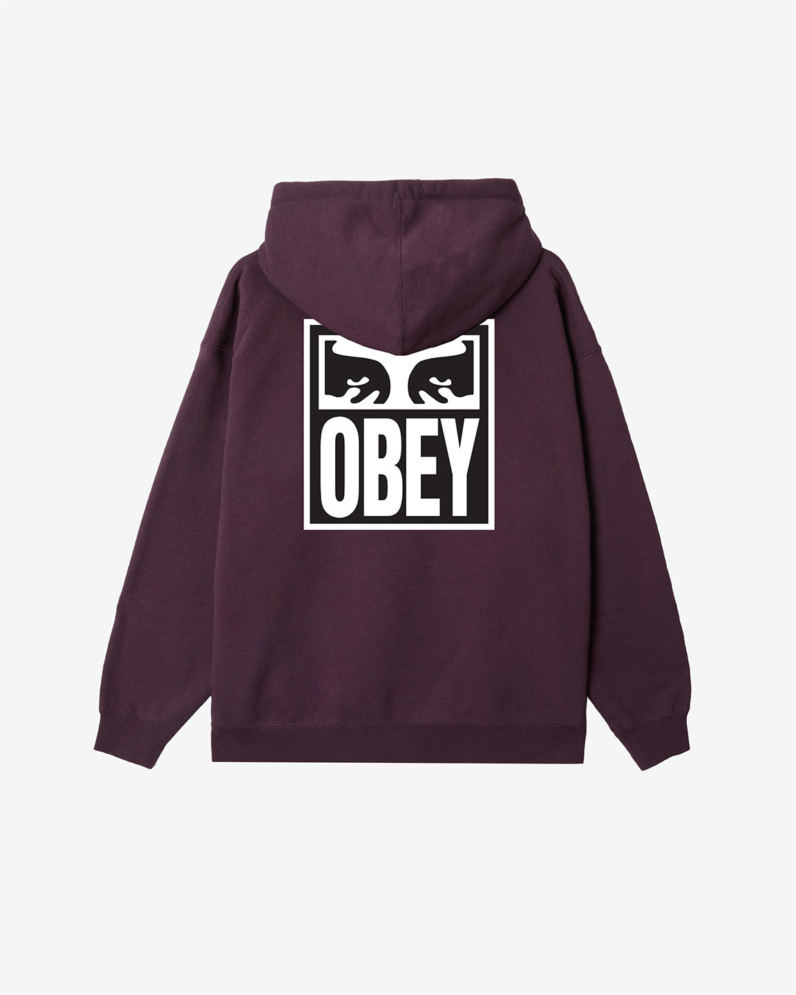 obey eyes icon pullover plum perfect