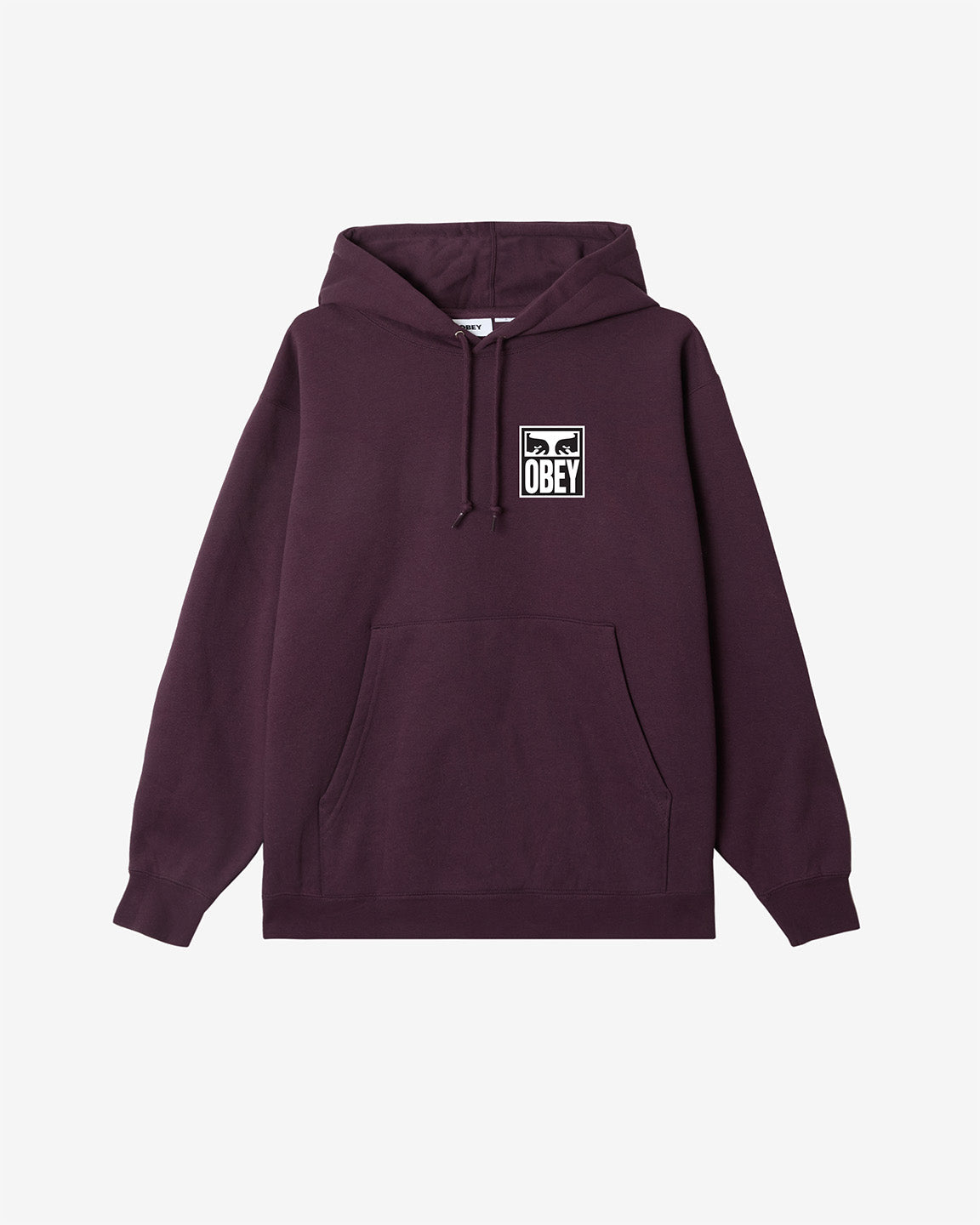 obey eyes icon pullover plum perfect