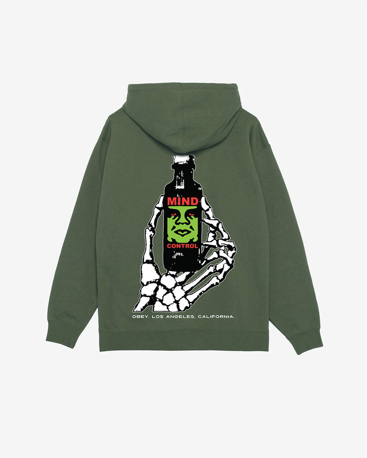 MIND CONTROL PREMIUM PULLOVER HOOD MOSS GREEN