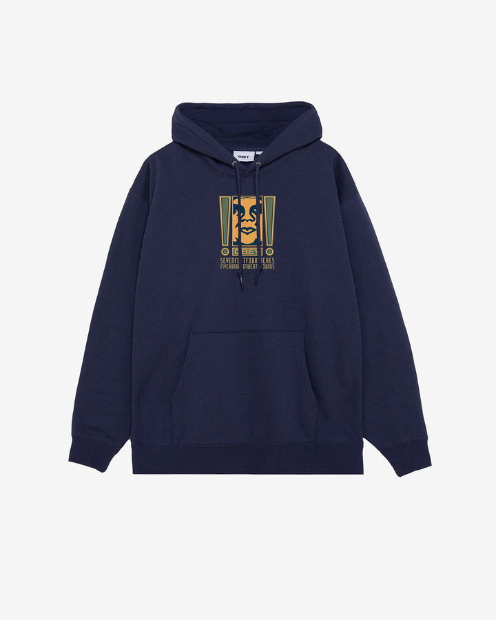 DOUBLE EXCLAMATION PREMIUM PULLOVER HOOD ACADEMY NAVY