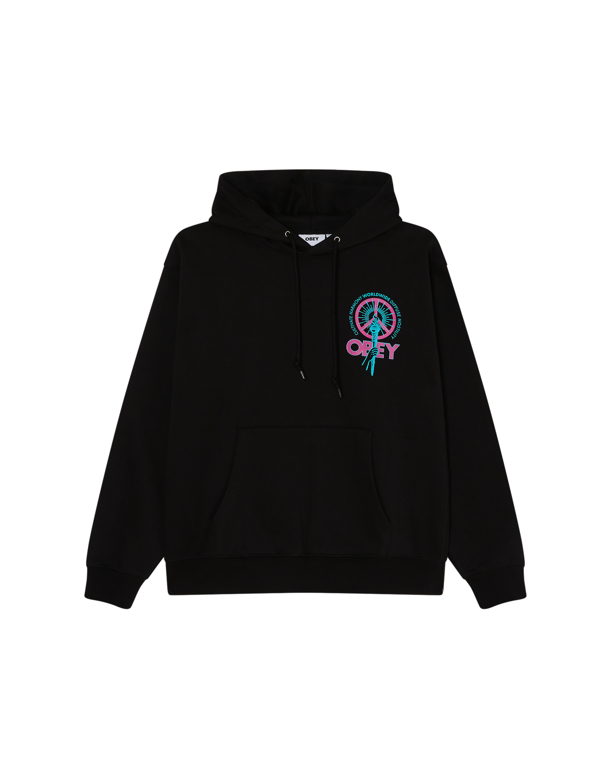 obey-diffuse-hostility-pullover-hood-black (zoomed)