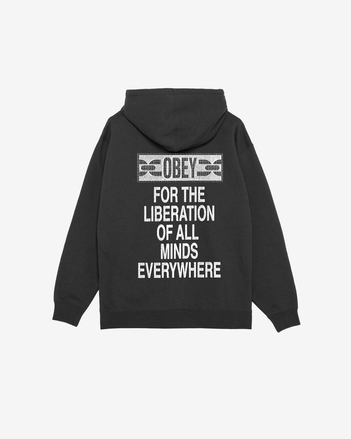 LIBERATION PREMIUM ZIP HOOD BLACK