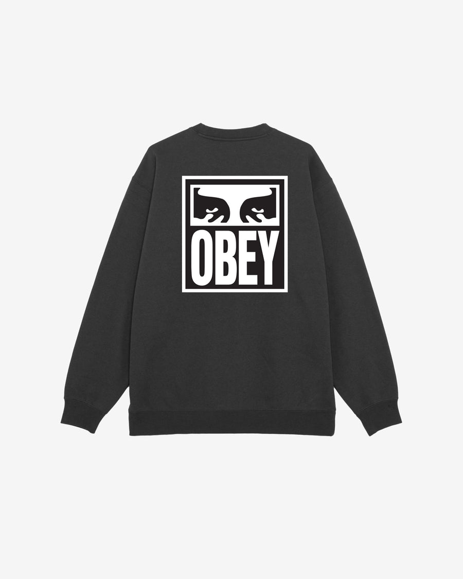 obey eyes icon crewneck black