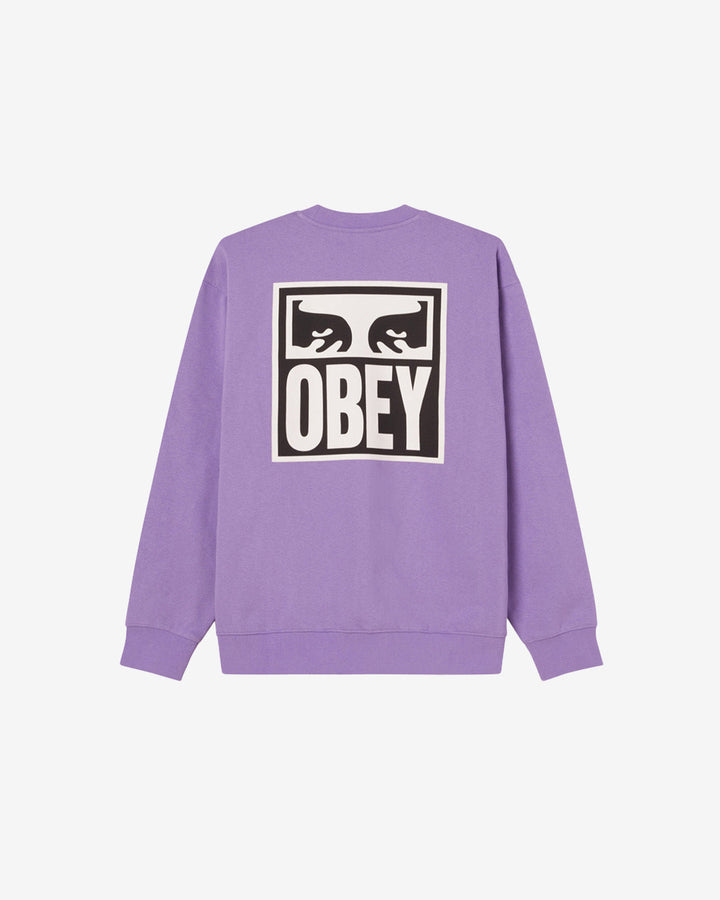 EYES ICON PREMIUM CREWNECK PAISLEY PURPLE