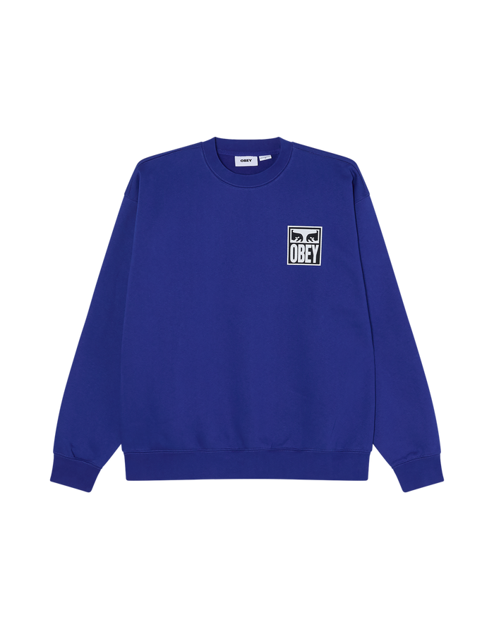 obey-eyes-icon-crewneck-surf-blue - alternate view