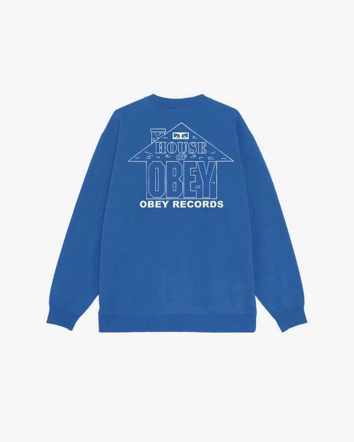 HOUSE OF OBEY RECORDS PREMIUM CREWNECK LIMOGES