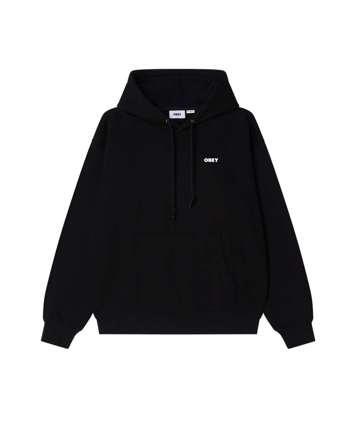 obey bold eye pullover black