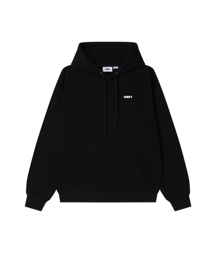 obey bold eye pullover black