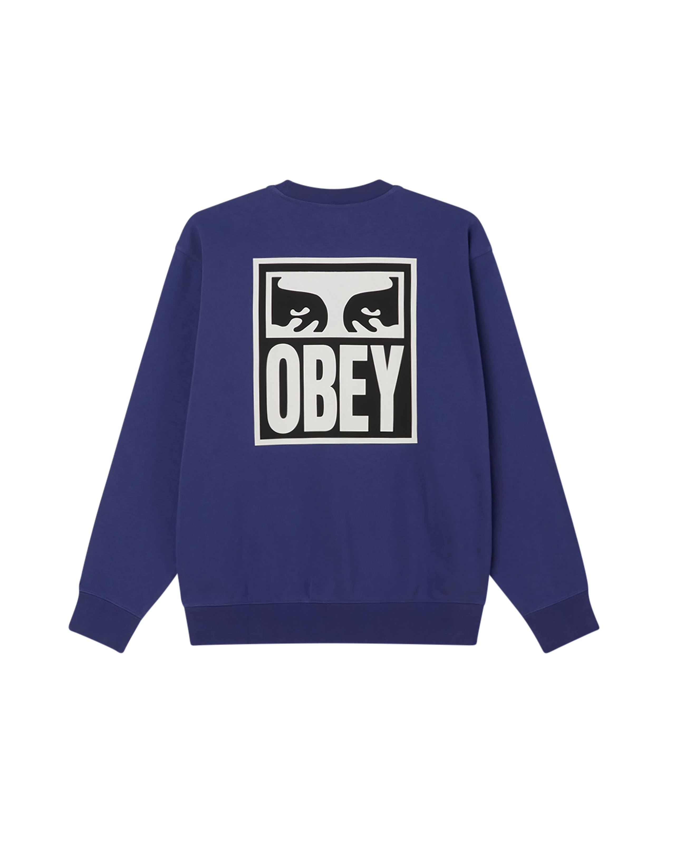 obey eyes icon ii crewneck skipper blue