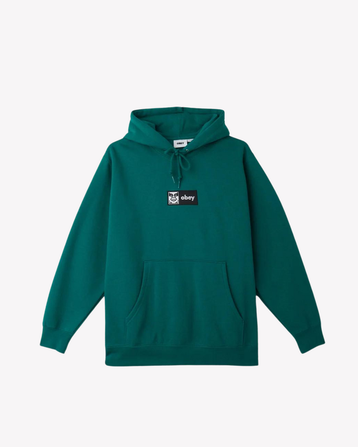 OBEY ICON PULLOVER HOOD AVENTURINE GREEN